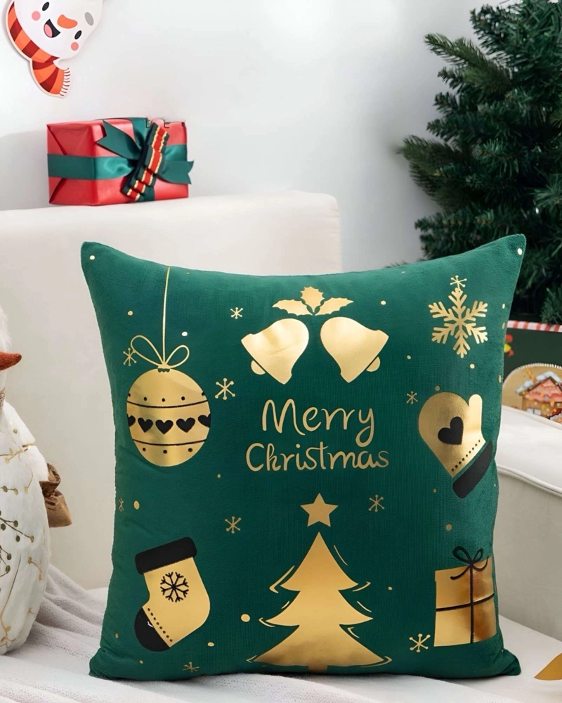 SET DE 2 FUNDAS DE COJIN PARA NAVIDAD M12 - 4
