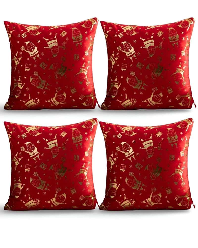 SET DE 4 FUNDAS DE COJIN PARA NAVIDAD M1 - 1