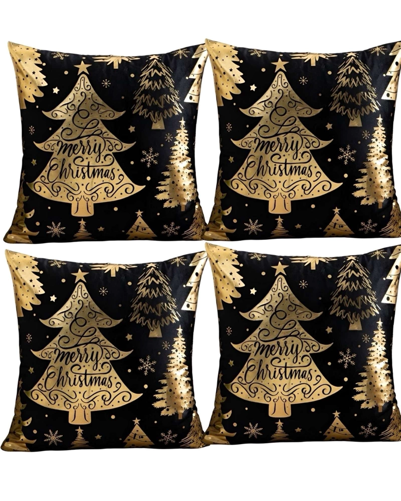 SET DE 4 FUNDAS DE COJIN PARA NAVIDAD M2 - 1