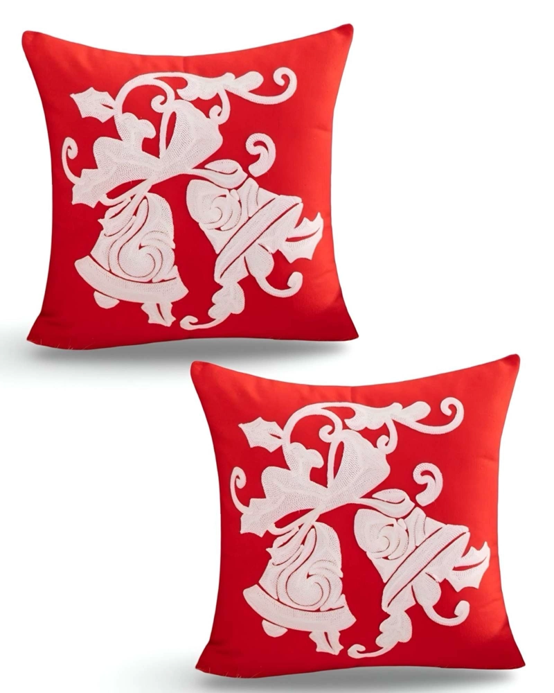 SET DE 2 FUNDAS DE COJIN PARA NAVIDAD K13 - 1