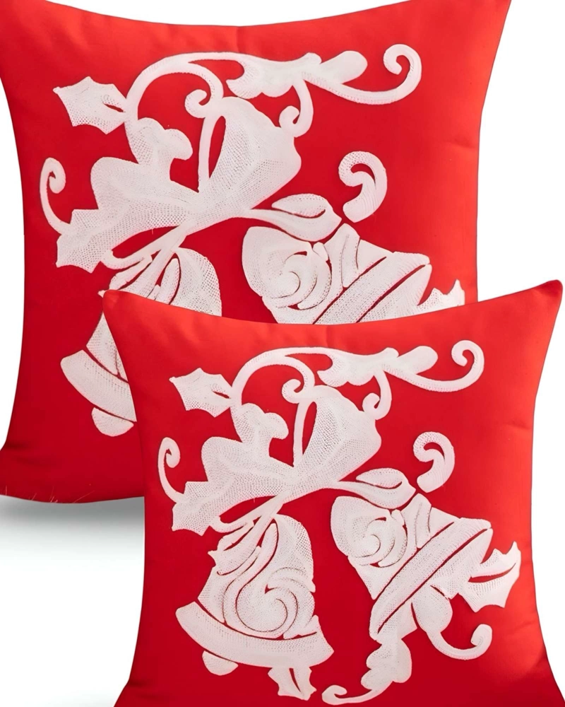 SET DE 2 FUNDAS DE COJIN PARA NAVIDAD K13 - 2