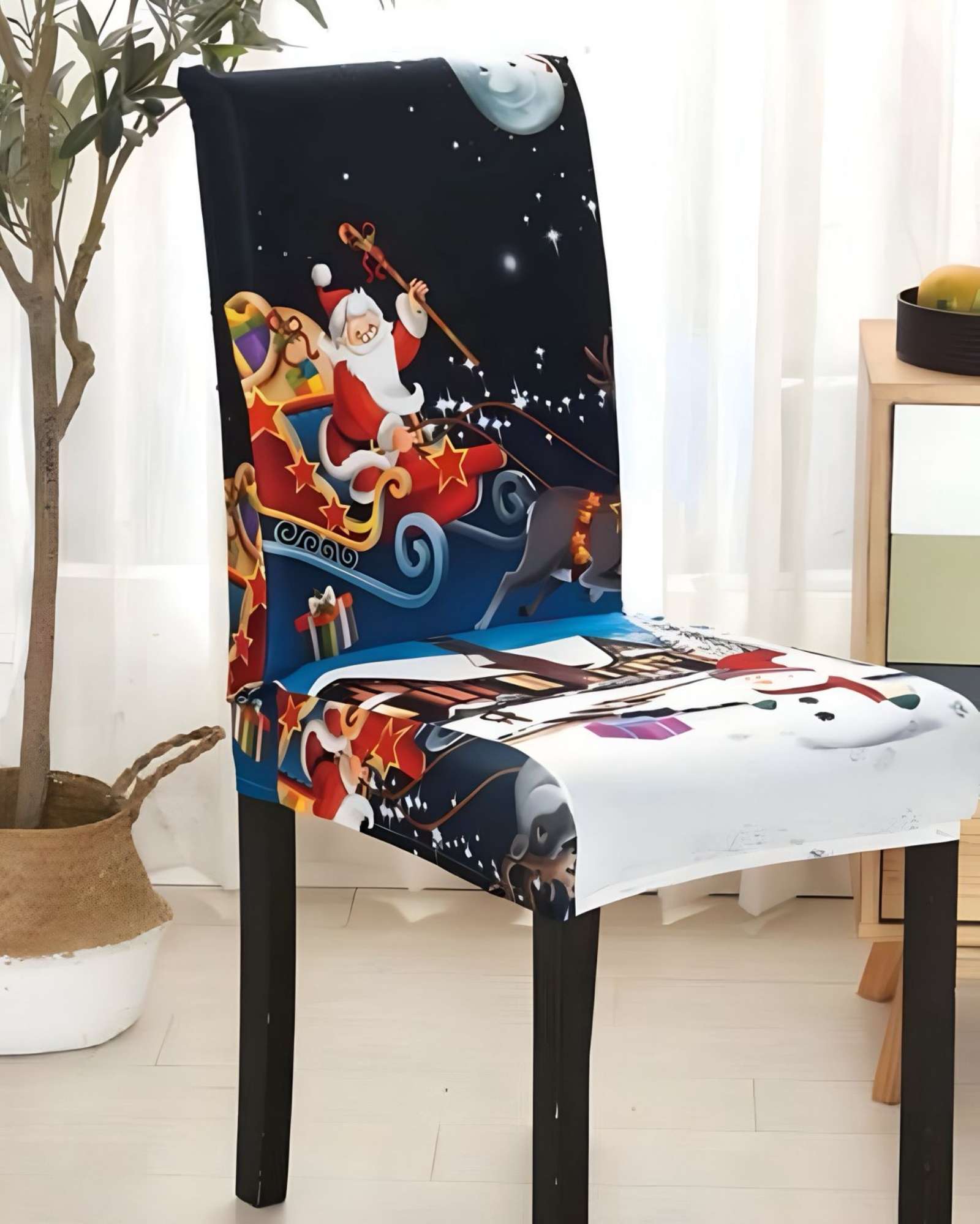 SET DE 6 FUNDAS PARA SILLAS DE NAVIDAD N07 - 3