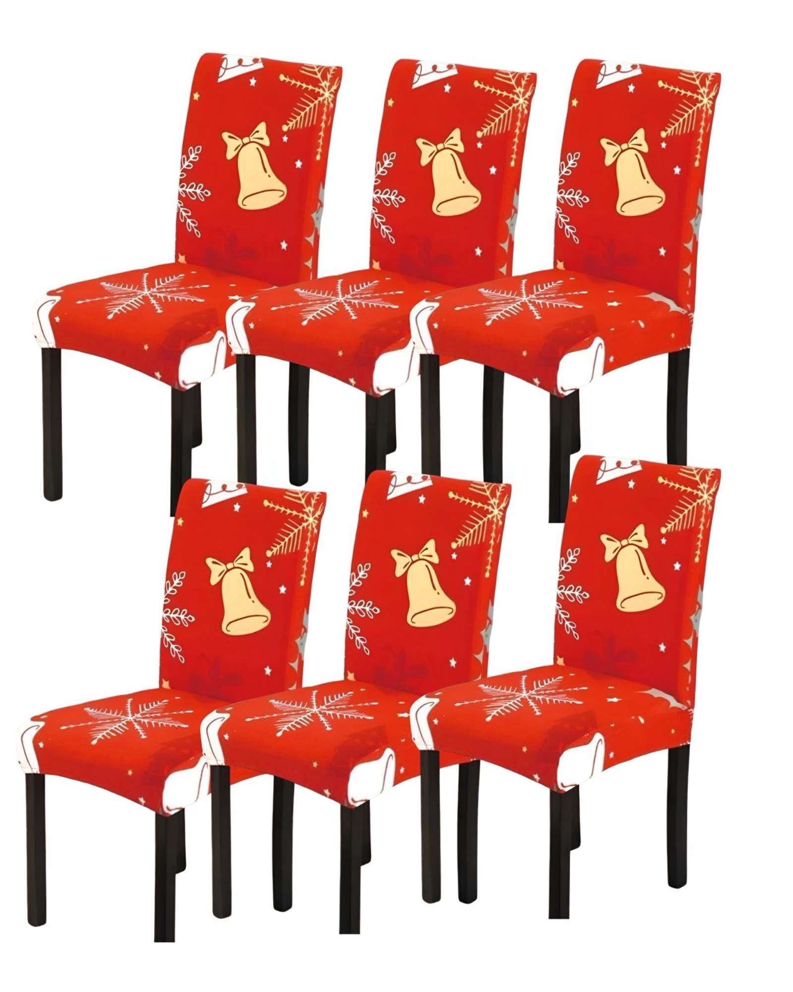 SET DE 6 FUNDAS PARA SILLAS DE NAVIDAD N05 - 1
