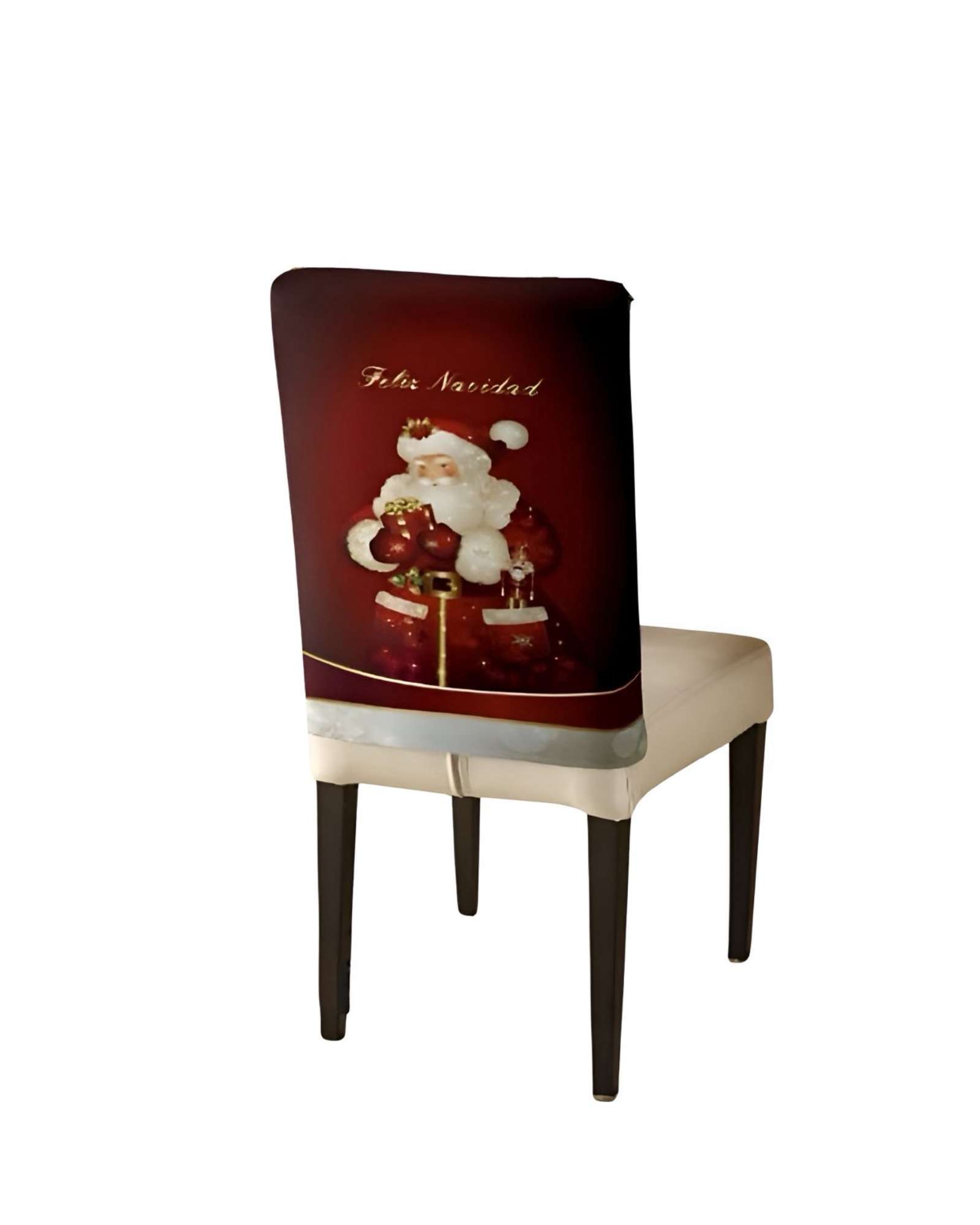 SET DE 6 FUNDAS DE RESPALDO DE SILLAS DE NAVIDAD N25 - 2