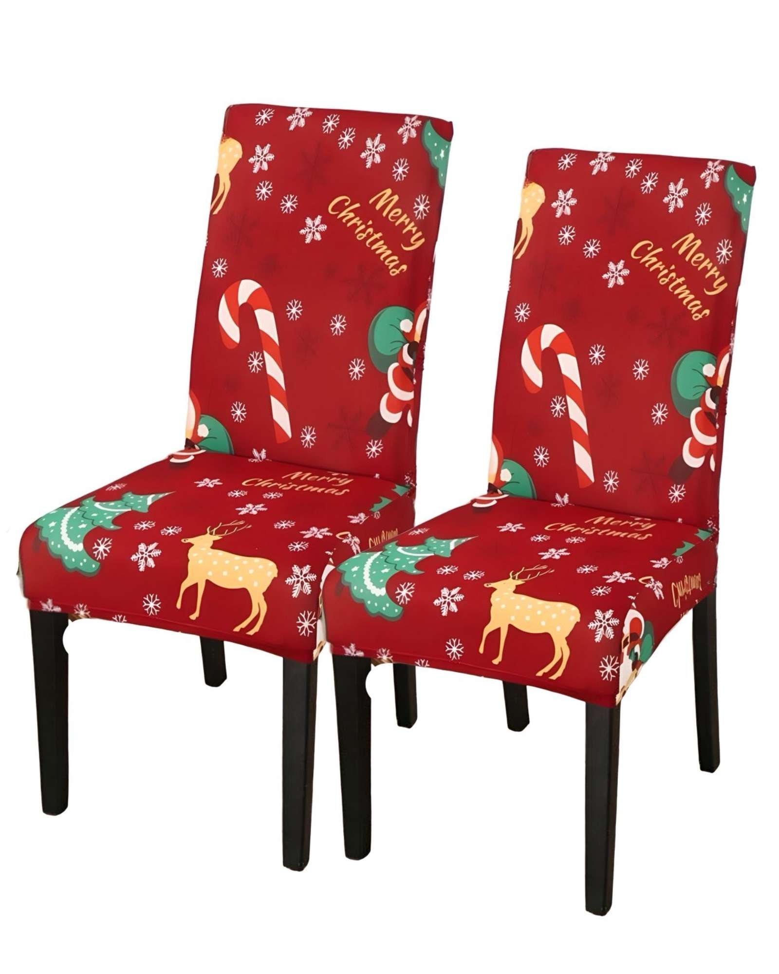 SET DE 6 FUNDAS PARA SILLAS DE NAVIDAD N13 - 3
