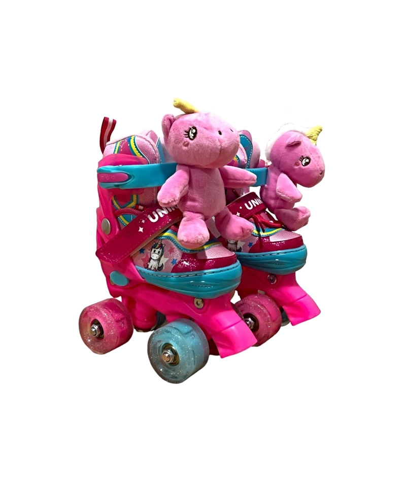PATIN 4RUEDAS CON KIT  PARA NIÑAS TALLA (31-34) - 3