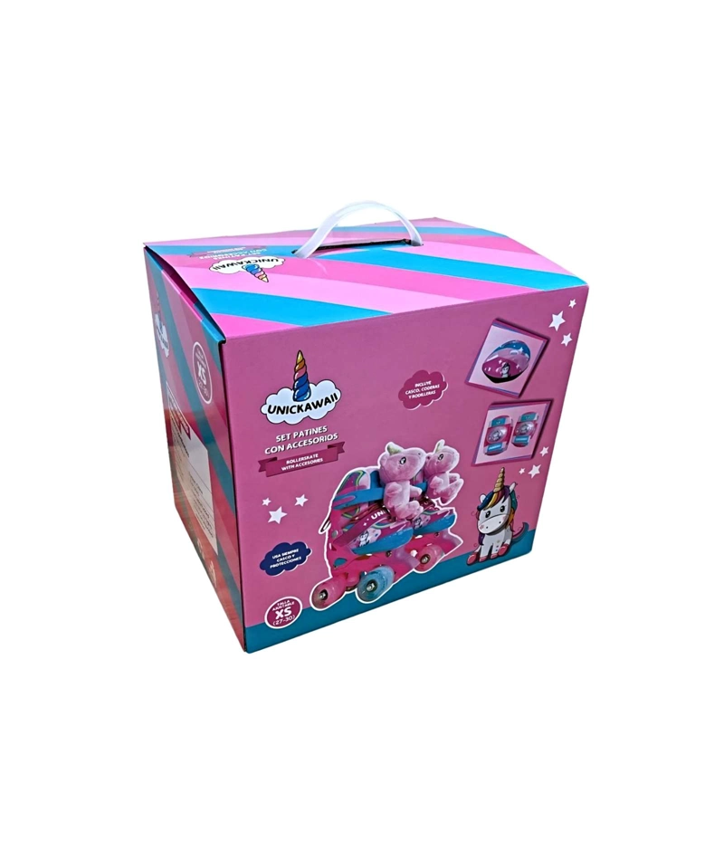 PATIN 4RUEDAS CON KIT  PARA NIÑAS TALLA (31-34) - 4