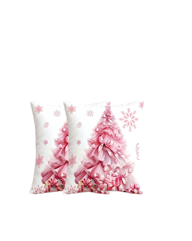 SET DE 2 FUNDAS DE COJINES DE NAVIDAD 45X45 CM A12 - 1