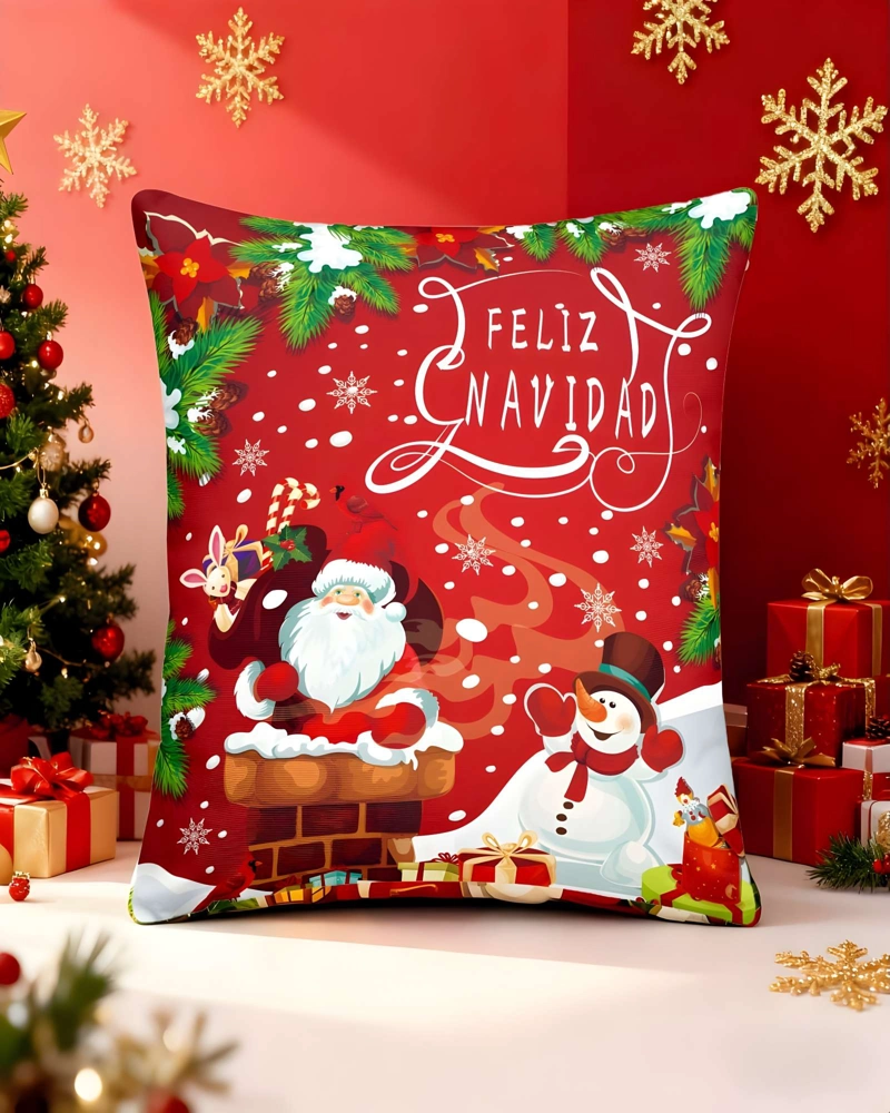 SET DE 2 FUNDAS DE COJINES DE NAVIDAD 45X45 CM A06 - 3