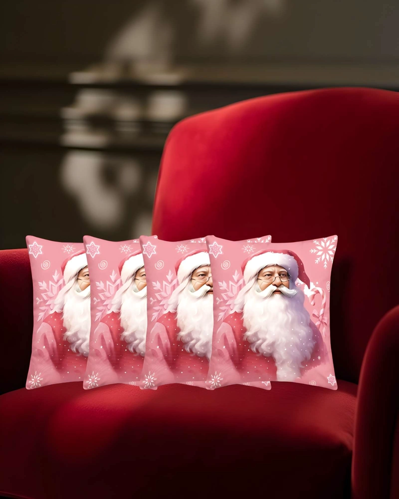SET DE 4 FUNDAS DE COJINES DE NAVIDAD 45X45 CM A11 - 4