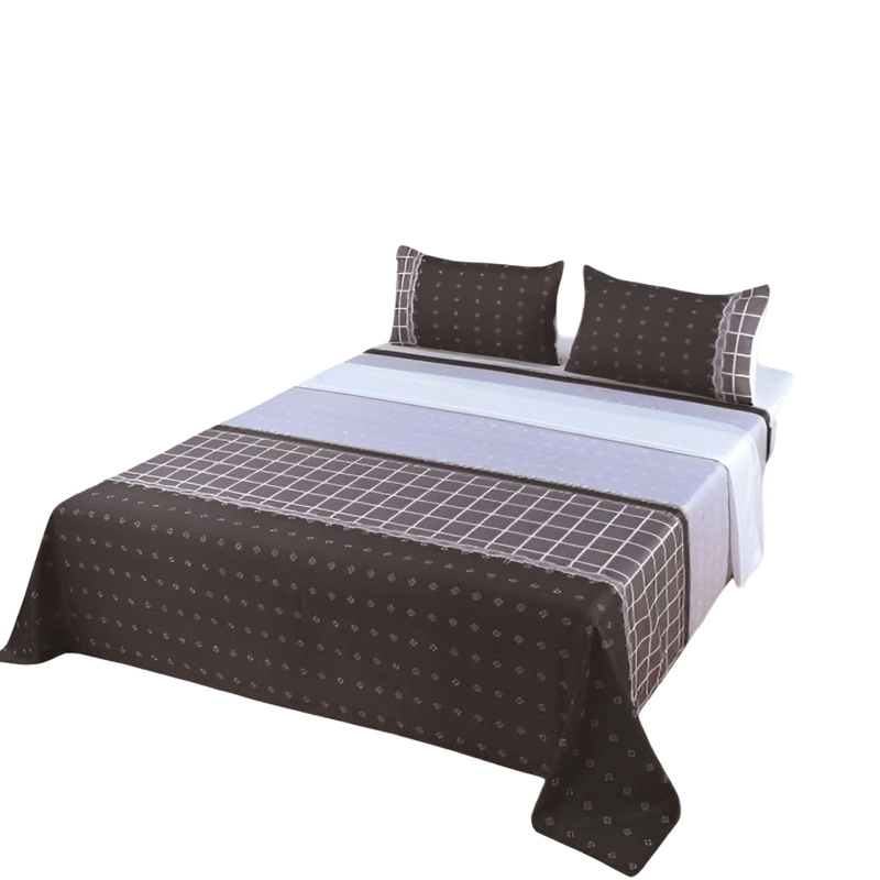 JUEGO DE SABANAS CASA SOL SUPER KING GRIS - 4