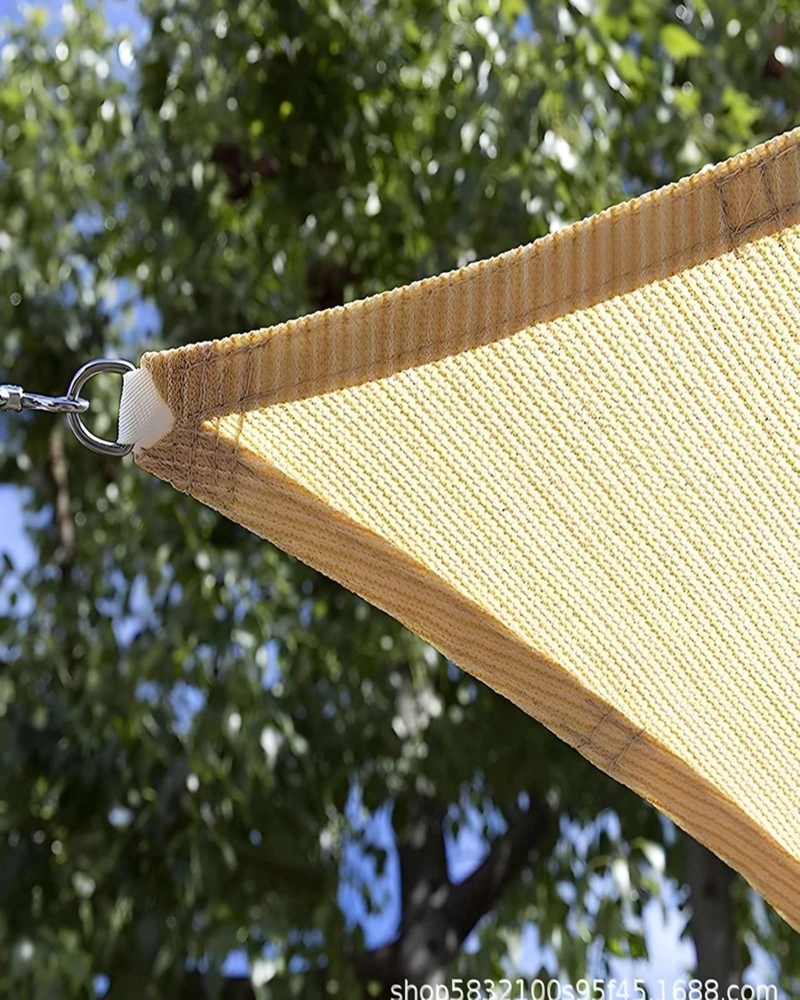 VELA DE SOMBRA TRIANGULAR GRANDE (5X5X5M) | TOLDO LONA PARASOL PERMEABLE - 5