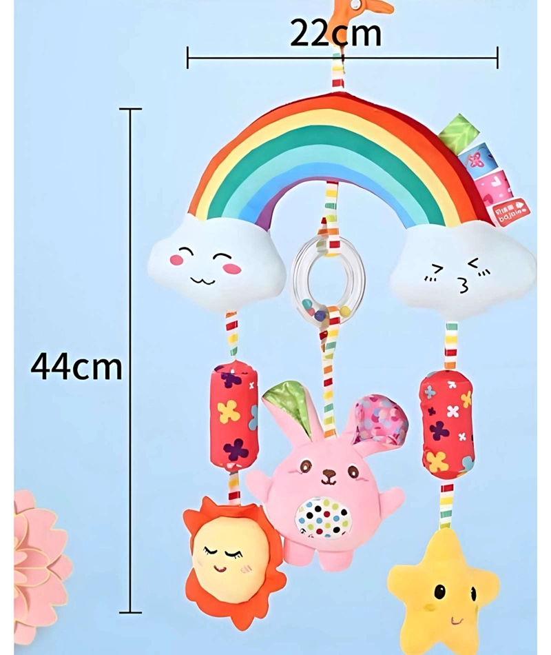 JUGUETE COLGANTE Y MOVIL DE COCHE PARA BEBE  ARCOIRIS - 4