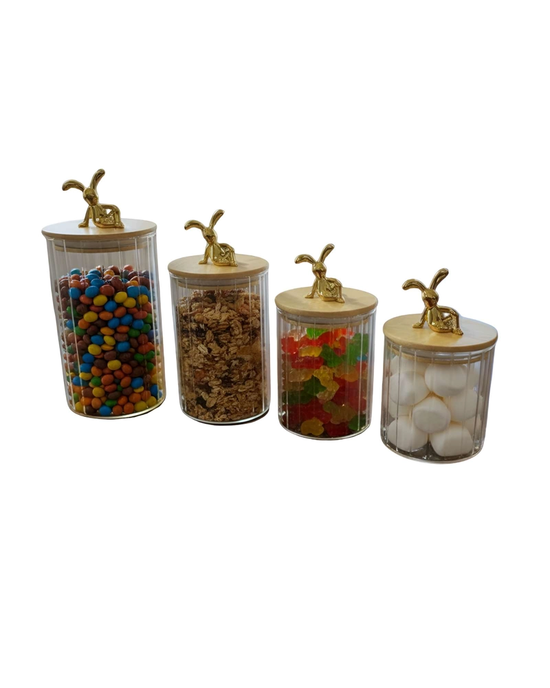 SET DE 4 CONTENEDORES CON DISEÑO UNICO 01 - 1