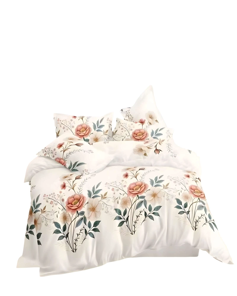 CUBRECAMA QUILT DE VERANO KING BLANCO 04 - 1