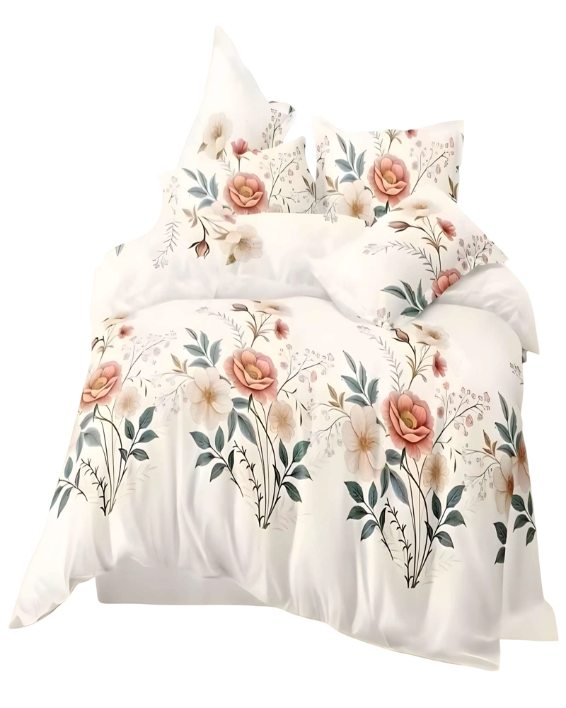 CUBRECAMA QUILT DE VERANO KING BLANCO 04 - 2