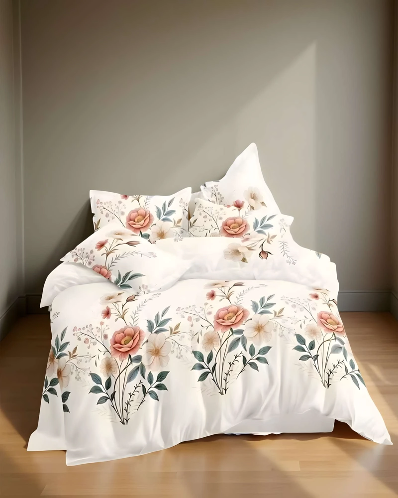 CUBRECAMA QUILT DE VERANO KING BLANCO 04 - 3