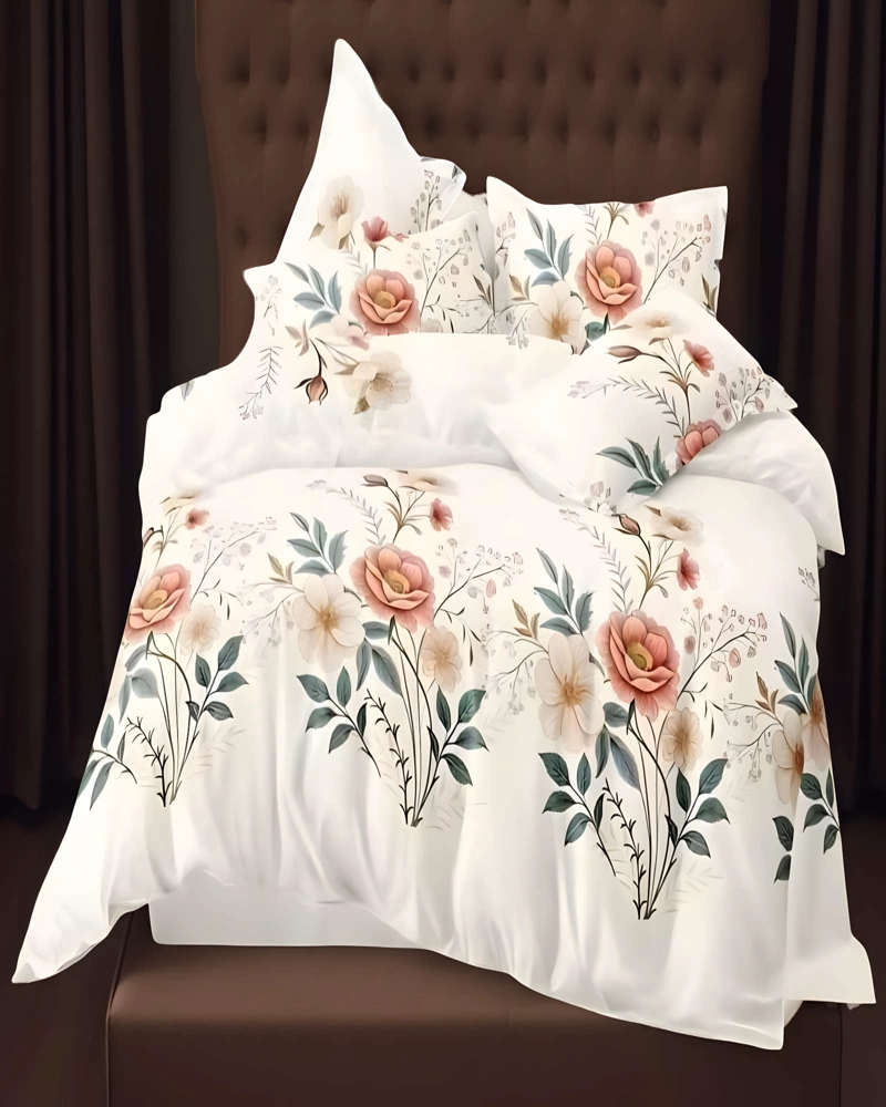 CUBRECAMA QUILT DE VERANO KING BLANCO 04 - 4