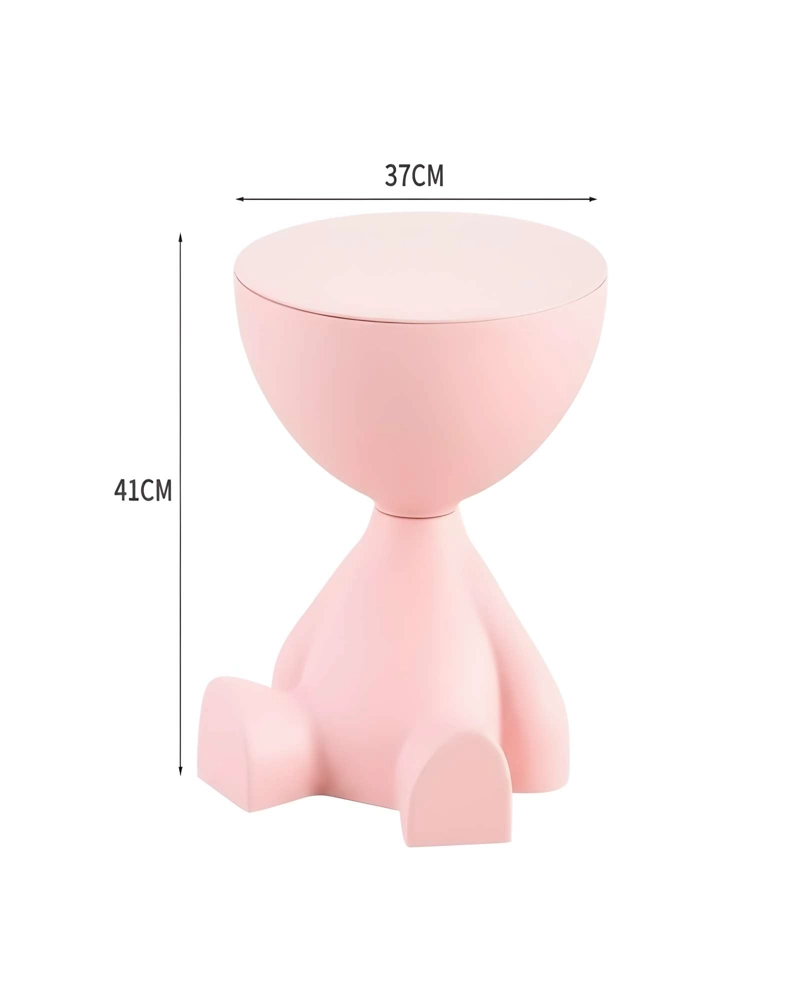 MESA ELEGANTE DE ARRIMO ROSA - 2