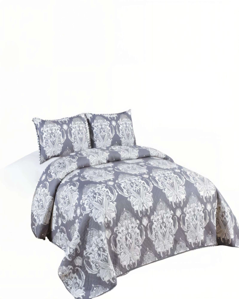 CUBRECAMA DE VERANO CON DISENO Y POMPON KING MULTICOLOR - 1