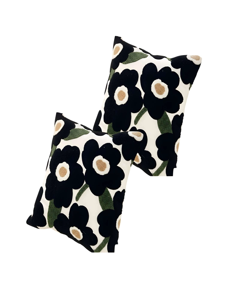 PACK DE 2 FUNDAS DE COJIN TUFTING 45X45 CM BEIGE 06 - 1