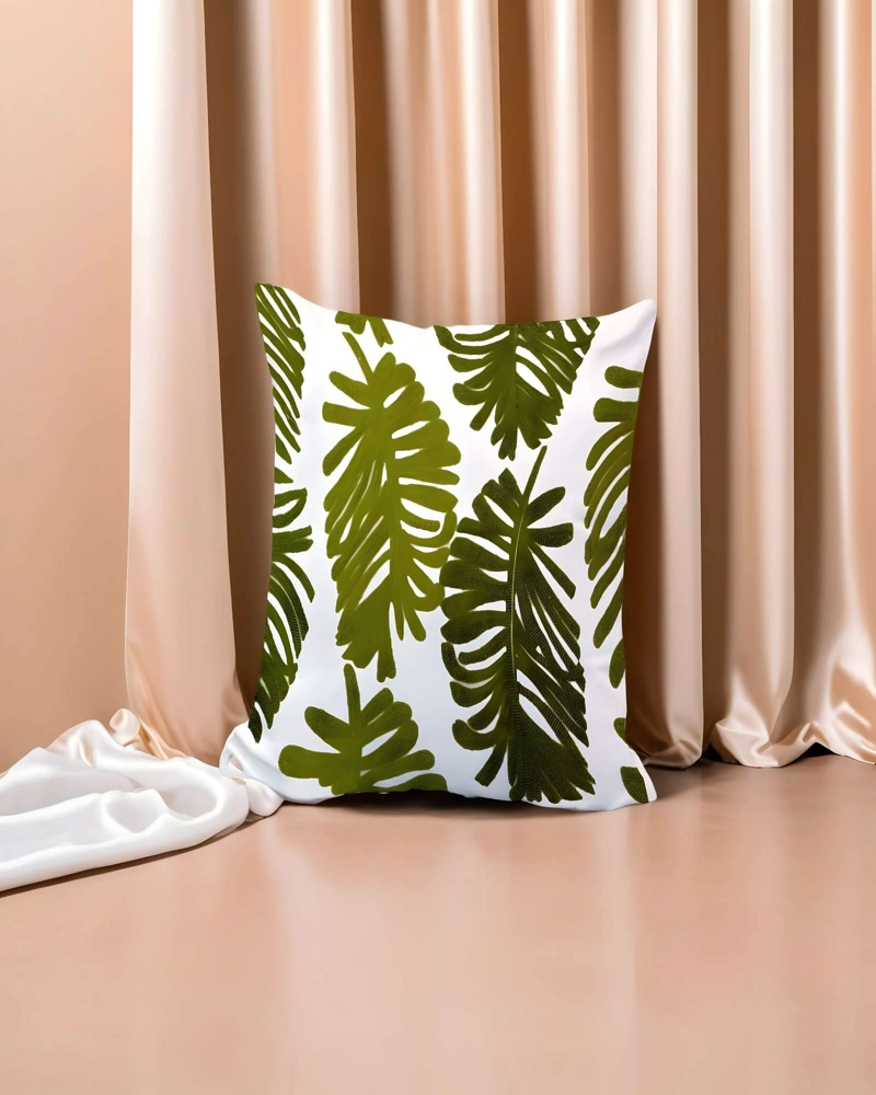 PACK DE 2 FUNDAS DE COJIN BORDADAS 45X45CM BLANCO 16 - 4