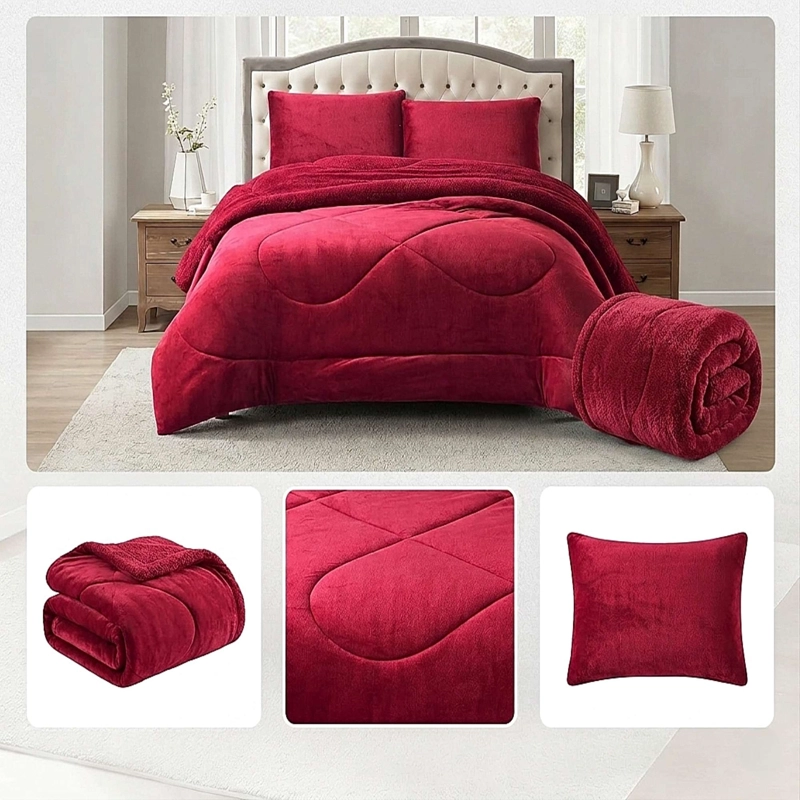 COBERTOR DE INVERNO PLUSH CON CHIPORRO CS PLAZA Y MEDIA BURDEO - 2