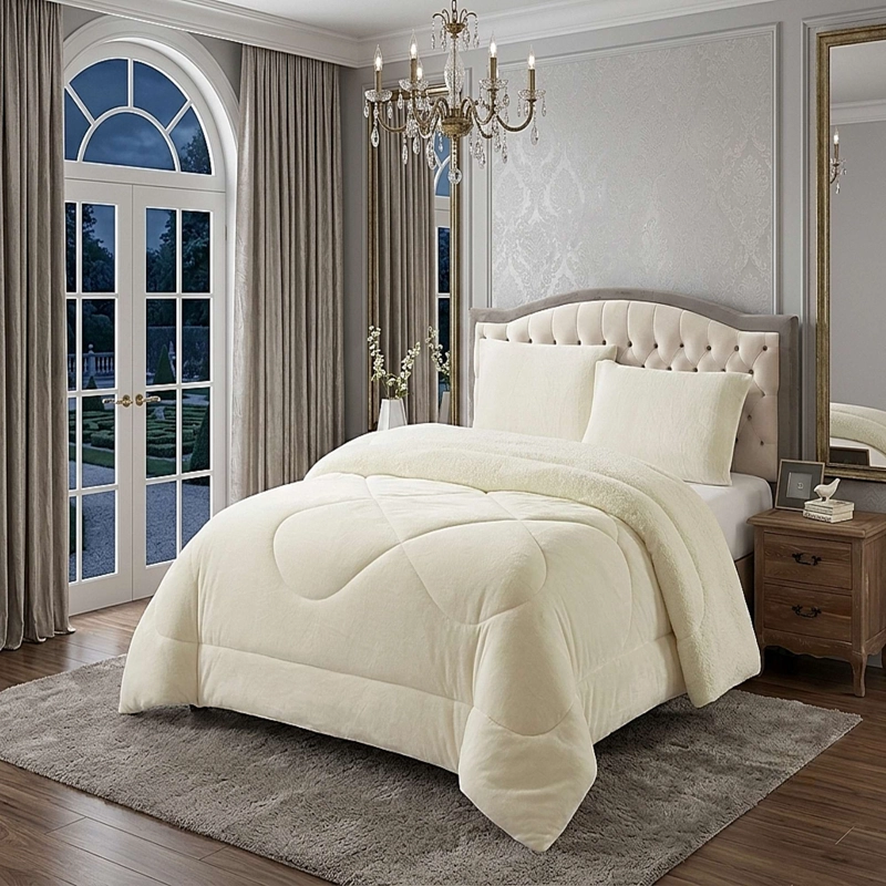 COBERTOR DE INVERNO PLUSH CON CHIPORRO CS KING BLANCO INVIERNO - 1