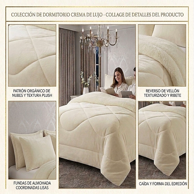 COBERTOR DE INVERNO PLUSH CON CHIPORRO CS KING BLANCO INVIERNO - 2