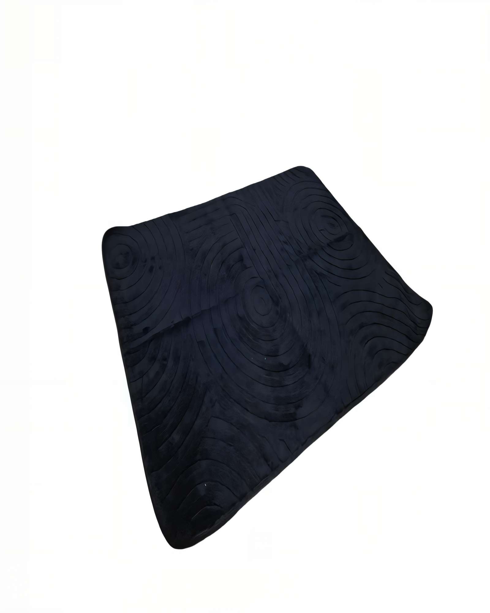 ALFOMBRA TEXTURIZADA 150X200CM COLOR NEGRO - 1