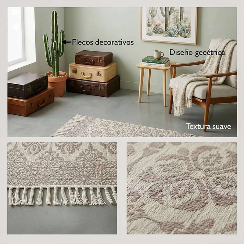 SET DE 2 BAJADAS DE CAMAS DECORATIVAS 60X90CM 08 - 3