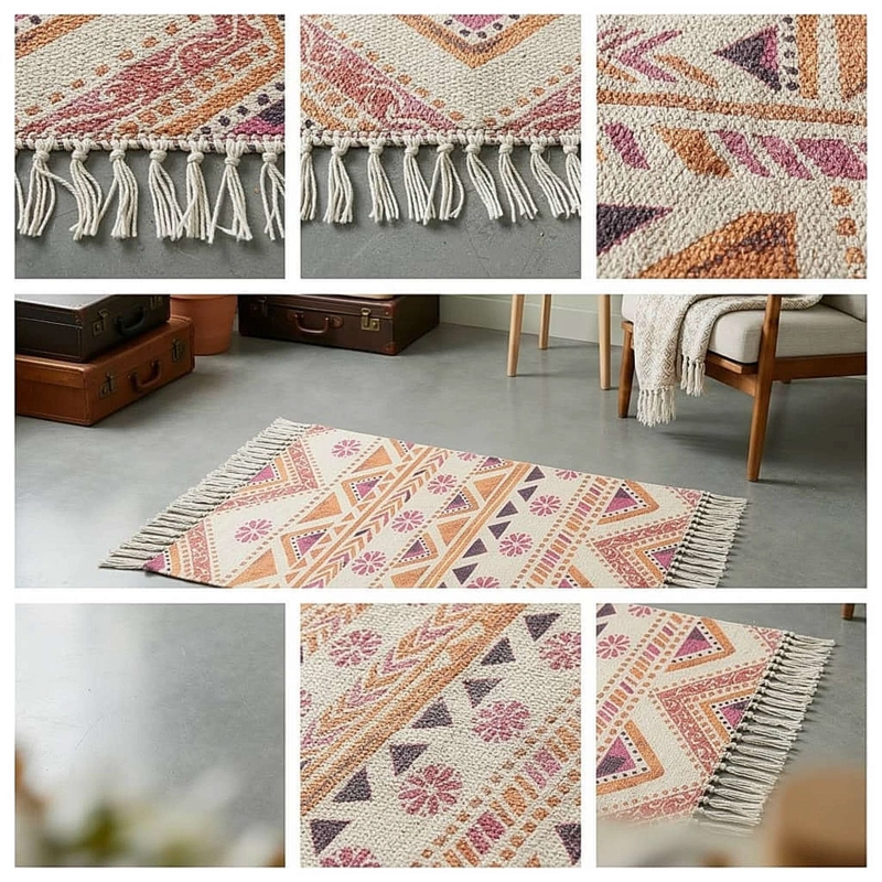 SET DE 2 BAJADAS DE CAMAS DECORATIVAS 60X90CM 03 - 3