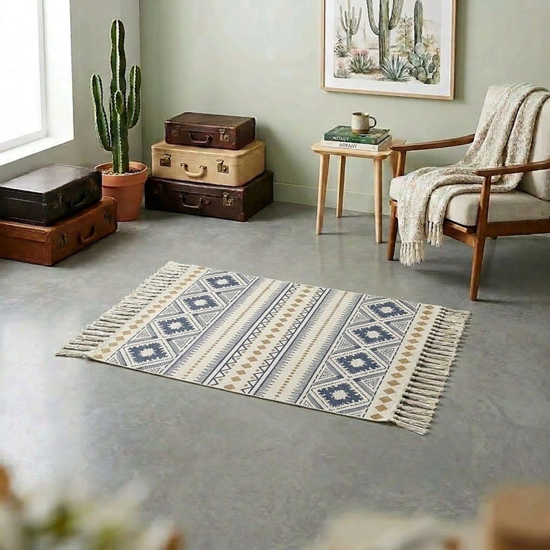 SET DE 2 BAJADAS DE CAMAS DECORATIVAS 60X90CM 02 - 1