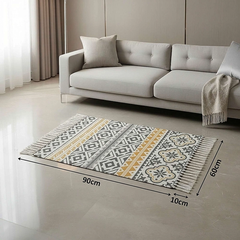 SET DE 2 BAJADAS DE CAMAS DECORATIVAS 60X90CM 06 - 4