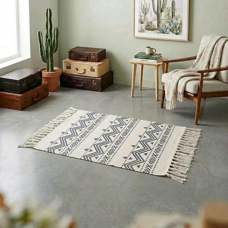 SET DE 2 BAJADAS DE CAMAS DECORATIVAS 60X90CM 04 - 1