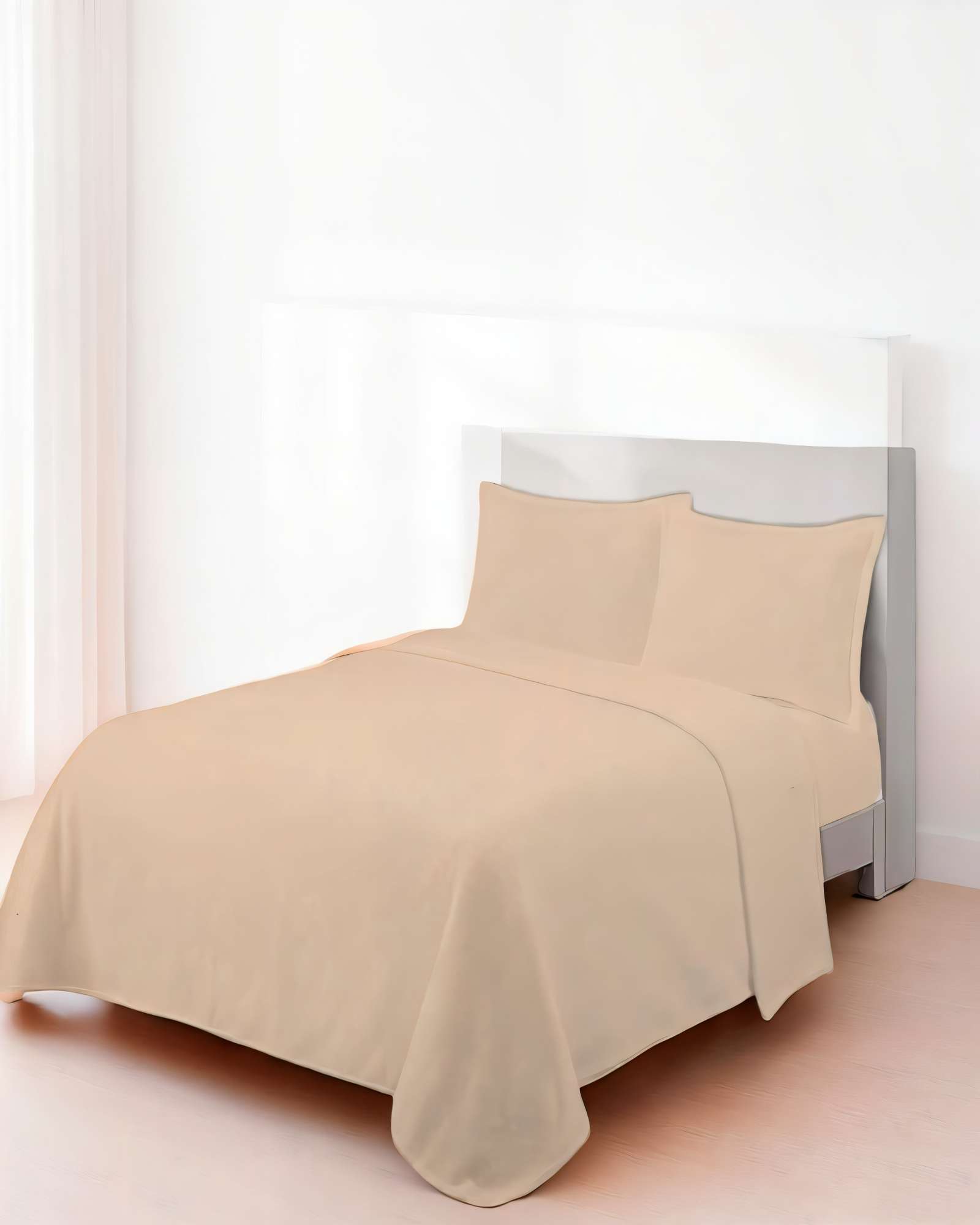 SABANA POLAR PREMIUM 2 PLAZAS  COLOR BEIGE - 4