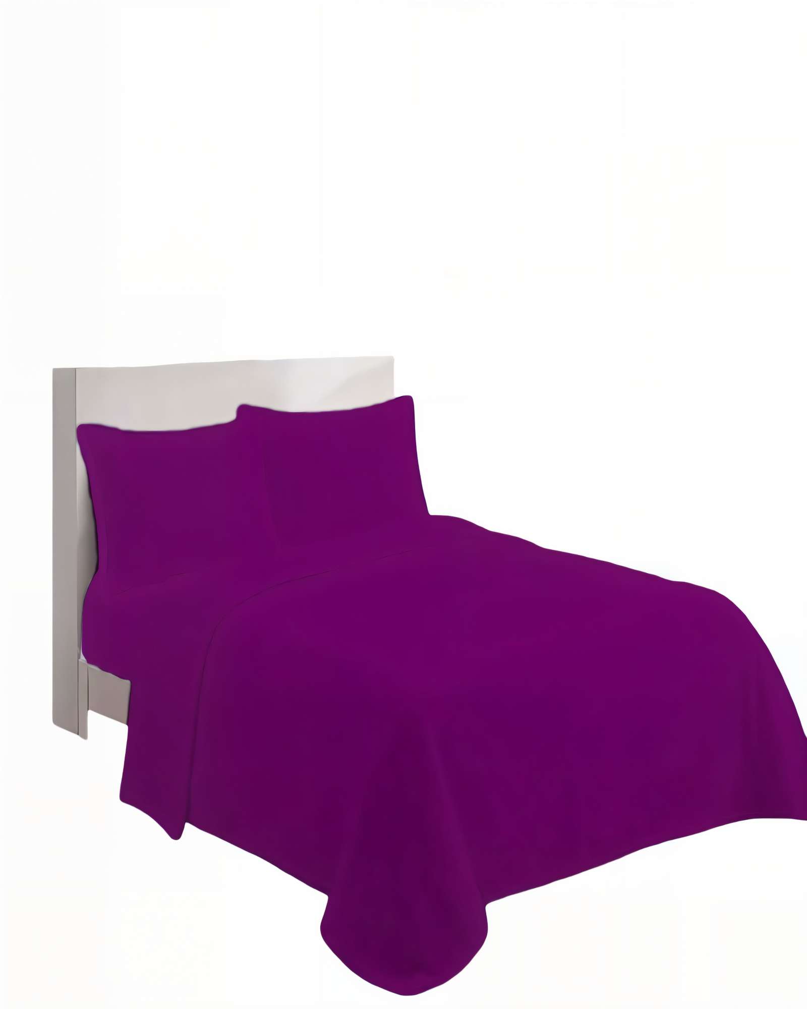 SABANA POLAR PREMIUM 2 PLAZAS  COLOR MORADO - 1