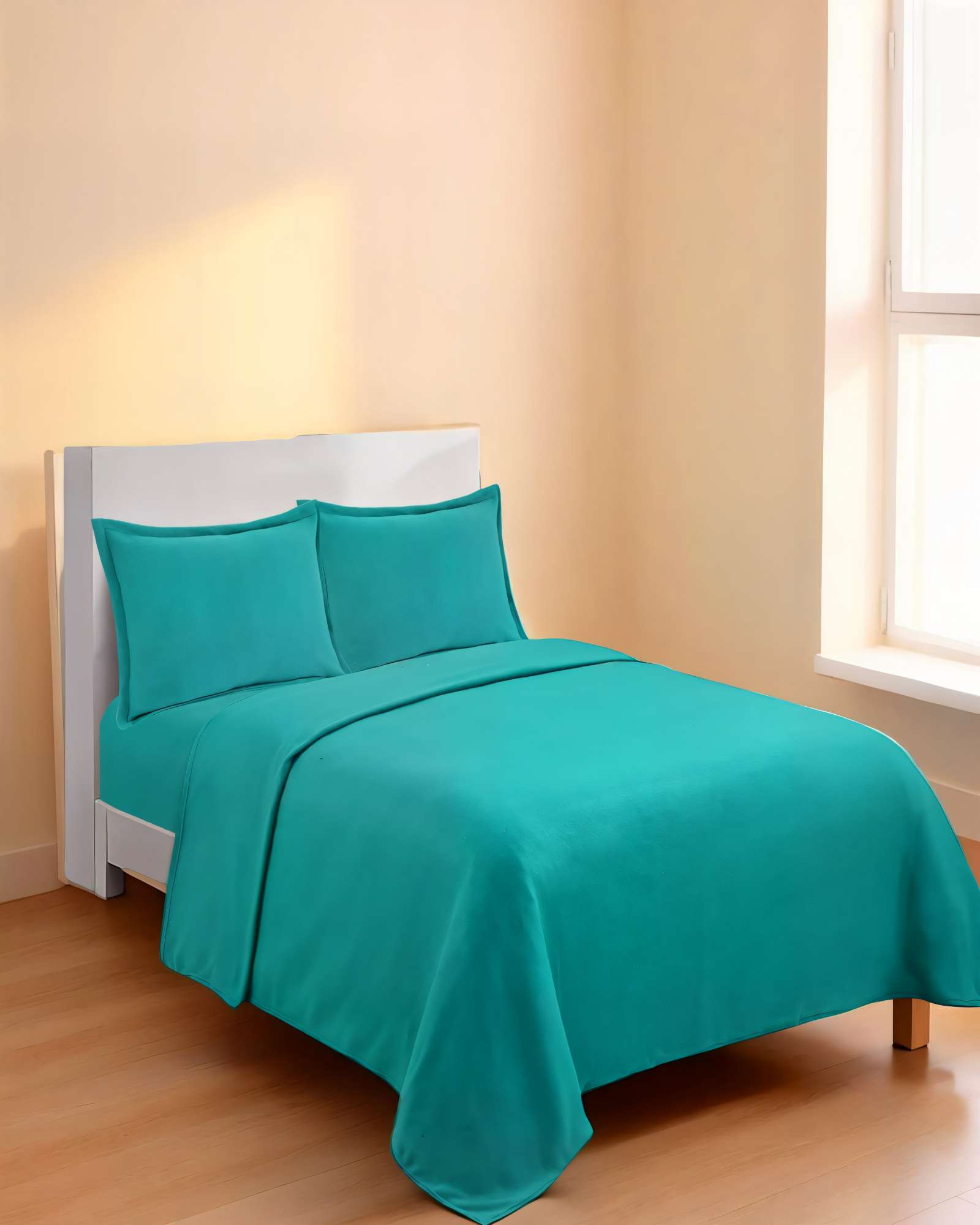 SABANA POLAR PREMIUM KING  COLOR TURQUESA - 3