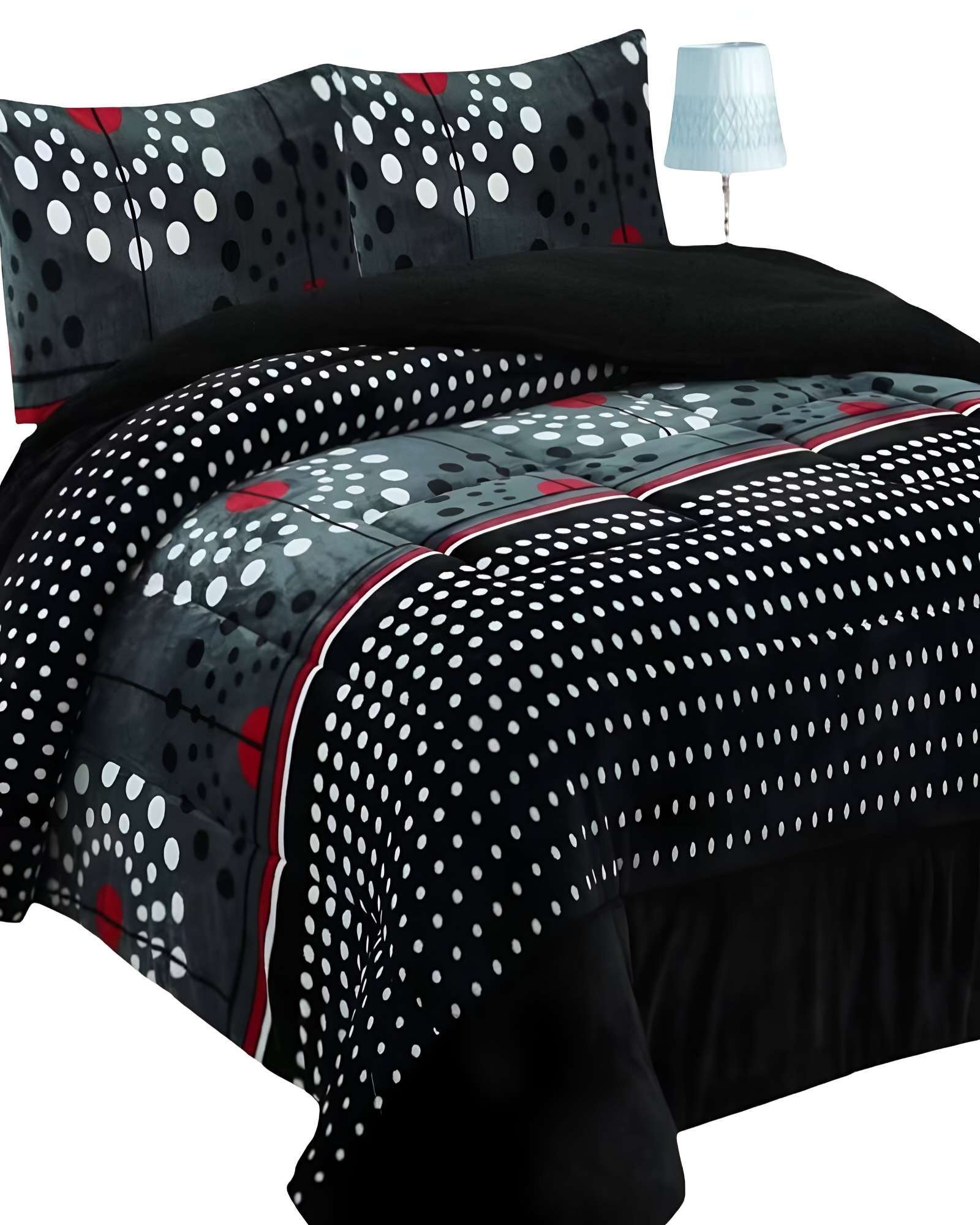 COBERTOR CON CHIPORRO KING 250X270CM NEGRO B2 - 2