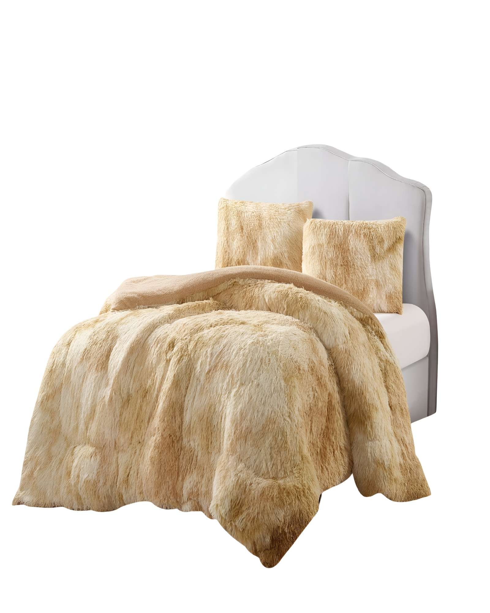 COBERTORES DE PELUDOS CON CHIPORRO PLAZA Y MEDIA 180X200CM BEIGE2 - 1