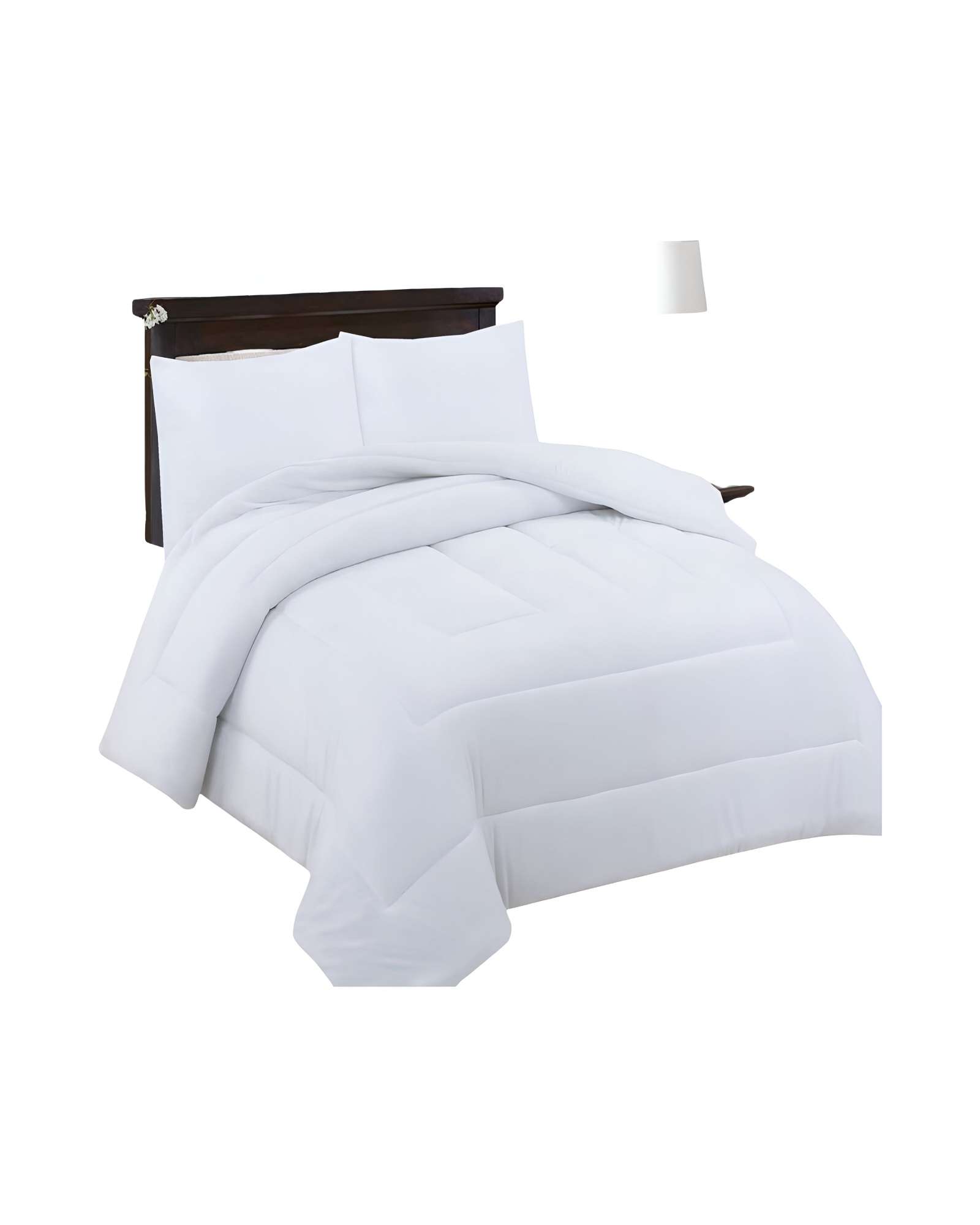 COBERTOR CON CHIPORRO 2 PLAZAS 230X250CM BLANCO B9 - 1