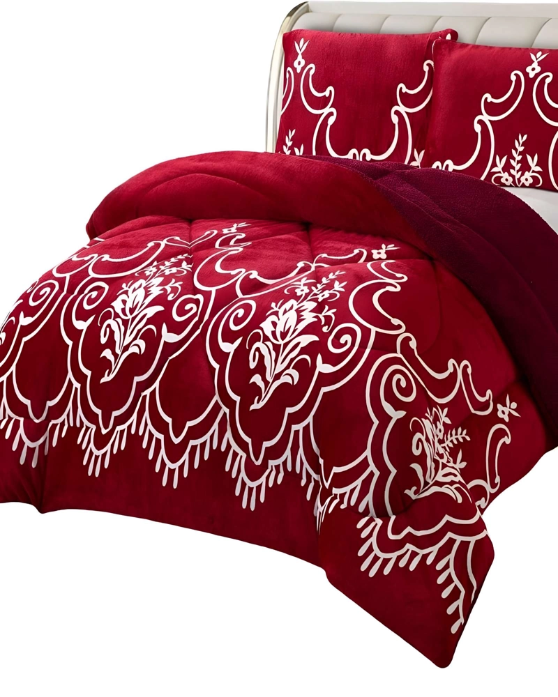 COBERTOR PLUSH CON CHIPORRO 2 PLAZAS 230X250CM BURDEO C7 - 2