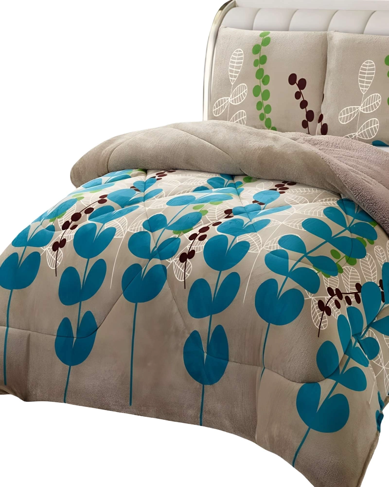 COBERTOR PLUSH CON CHIPORRO 2 PLAZAS 230X250CM BEIGE C11 - 2