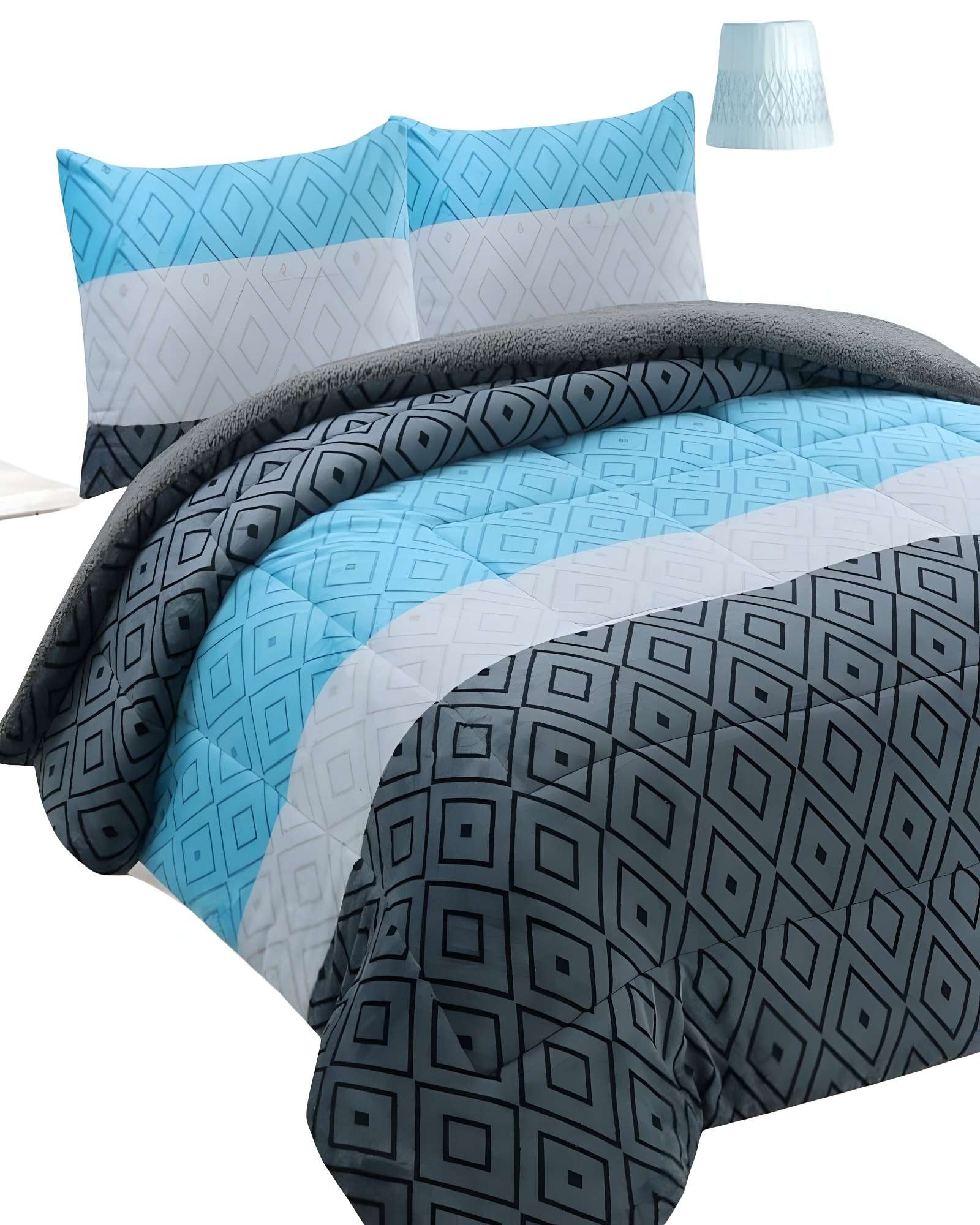 COBERTOR CON CHIPORRO 2 PLAZAS 230X250CM MULTICOLOR B17 - 2