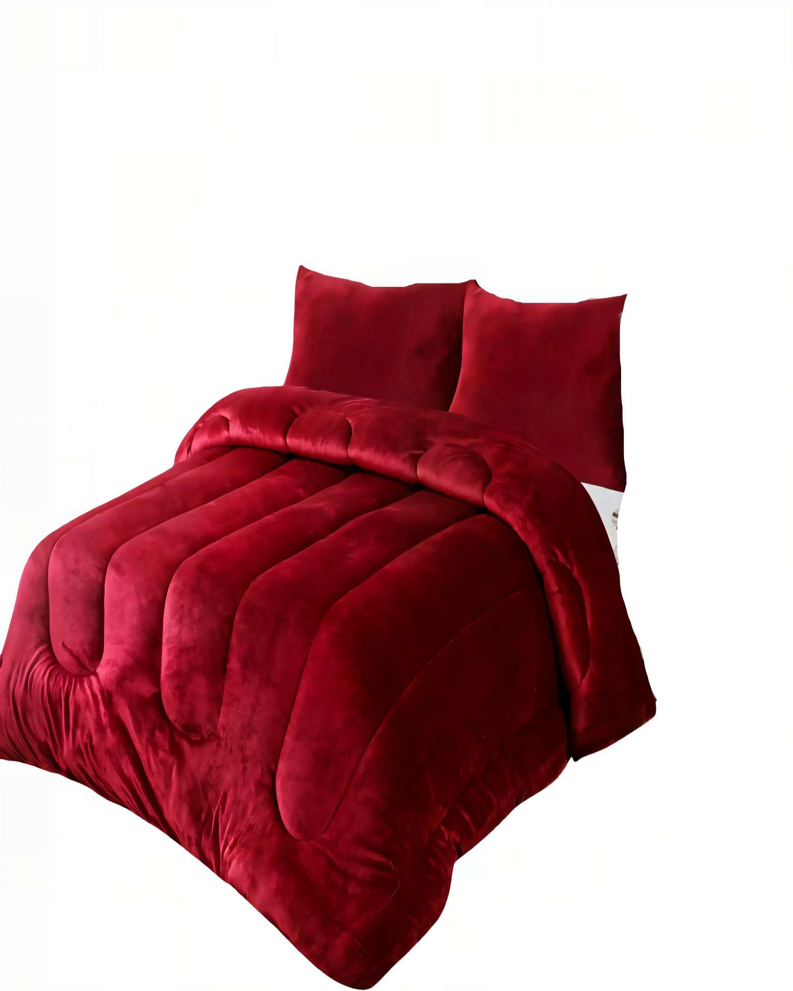 PLUMON CHIPORRO DE INVIERNO PREMIUM 2 PLAZA  COLOR BURDEO - 1