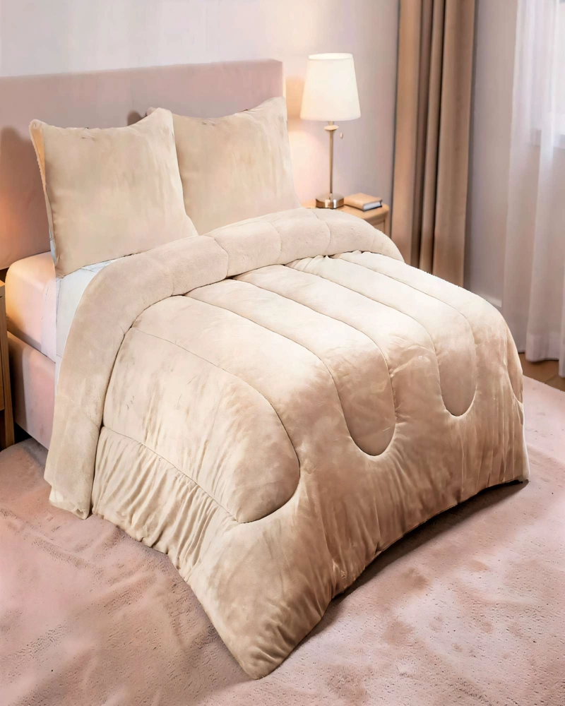 PLUMON CHIPORRO DE INVIERNO PREMIUM KING   COLOR BEIGE - 3