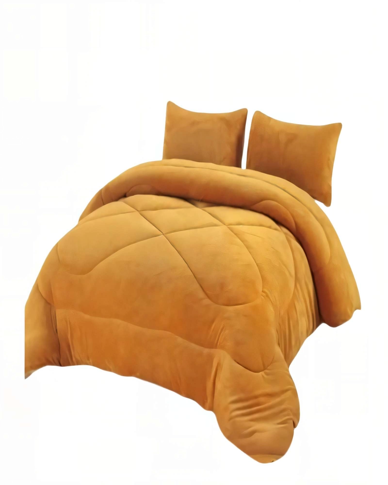 PLUMON CHIPORRO DE INVIERNO PREMIUM 2 PLAZA  COLOR MOSTAZA - 1