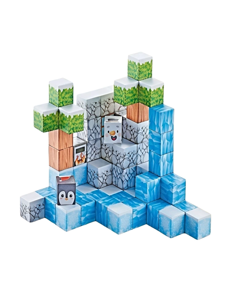 JUGUETE CUBO MAGNETICO 66 PIEZAS - 1