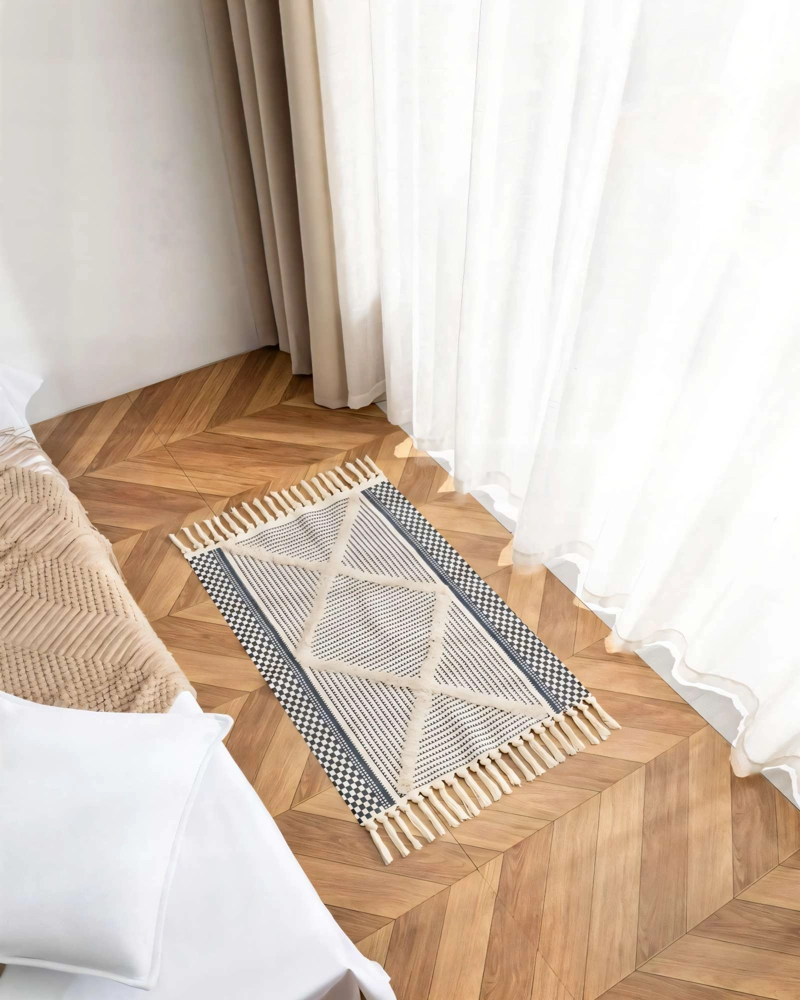 ALFOMBRA BAJADAS DE CAMA BOHO DECORATIVAS 7 - 3