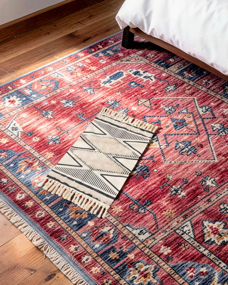 ALFOMBRA BAJADAS DE CAMA BOHO DECORATIVAS 5 - 4